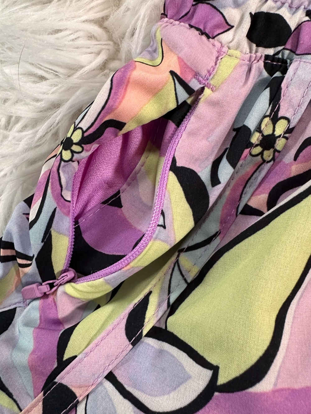 Avia • Colorful Floral 2 Layer Running Shorts - Picture 4 of 15